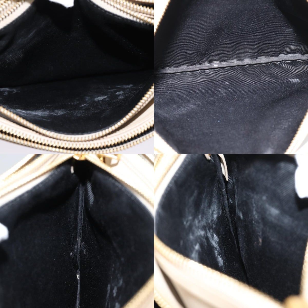 Celine CELINE Trio Shoulder Bag Leather Beige Gold Size ONE SIZE - 12 Thumbnail