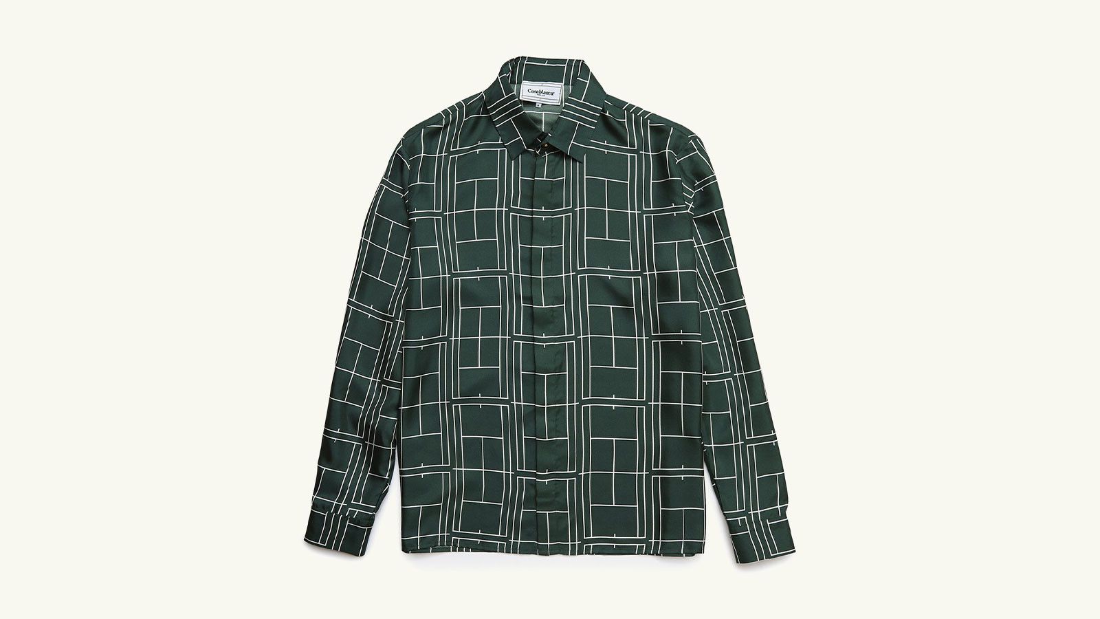 Casablanca Debut Runway (2019 Archive) Courts Silk Shirt Size US L / EU 52-54 / 3 - 3 Thumbnail