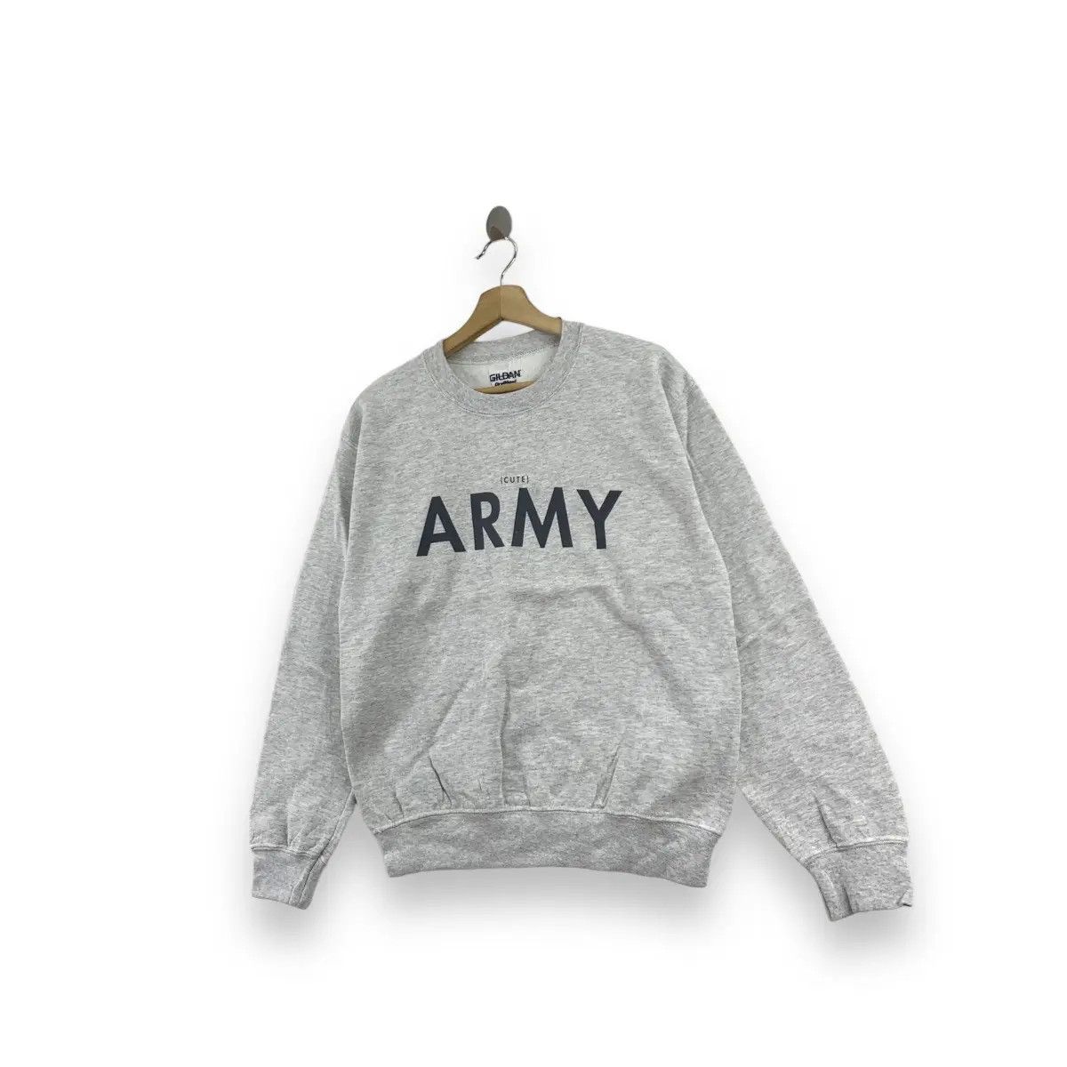 Gildan Vintage GILDAN ARMY CUTE Parody Oversized Sweatshirt Size US S / EU 44-46 / 1 - 6 Thumbnail