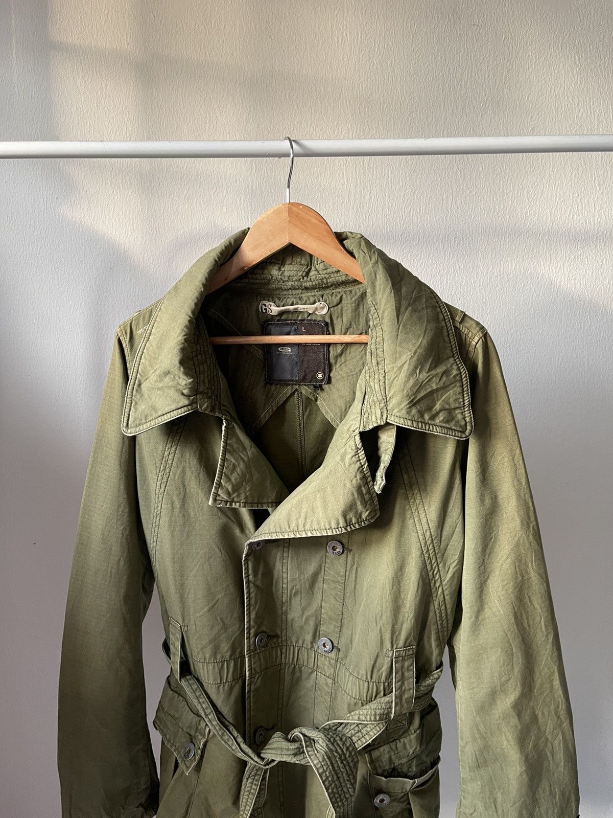 G-Star 2000s G-Star Raw 3301 Parka Jacket b3 Size US L / EU 52-54 / 3 - 17 Thumbnail