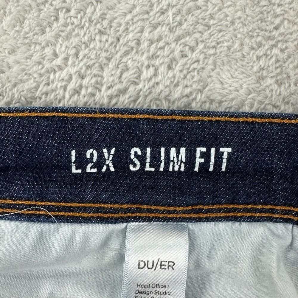 DUER DUER L2X Slim Fit Performance Blue Denim Slim Jeans Men's S Size US 34 / EU 50 - 7 Thumbnail
