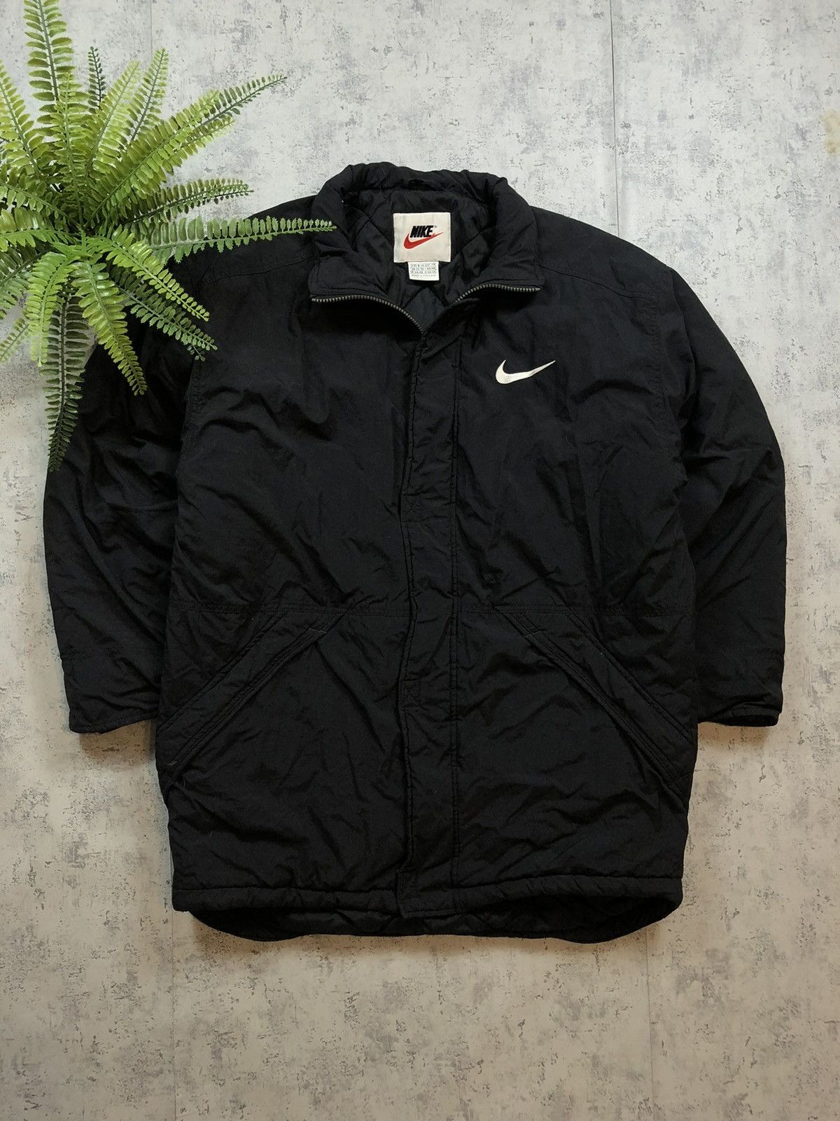 Nike × Vintage 90’s NIKE RETRO RARE BIG SWOOSH LOGO Y2K DOWN PUFFER JACKET Size US S / EU 44-46 / 1 - 2 Thumbnail