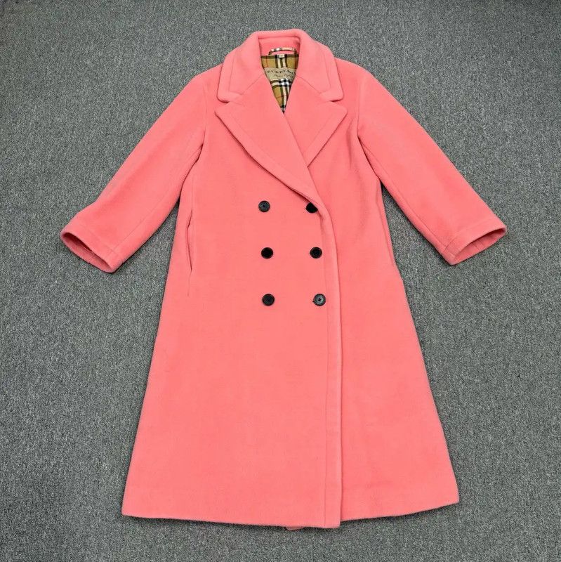 Burberry Burberry Women's Pink Wool Coat Size XS / US 0-2 / IT 36-38 - 1 Thumbnail