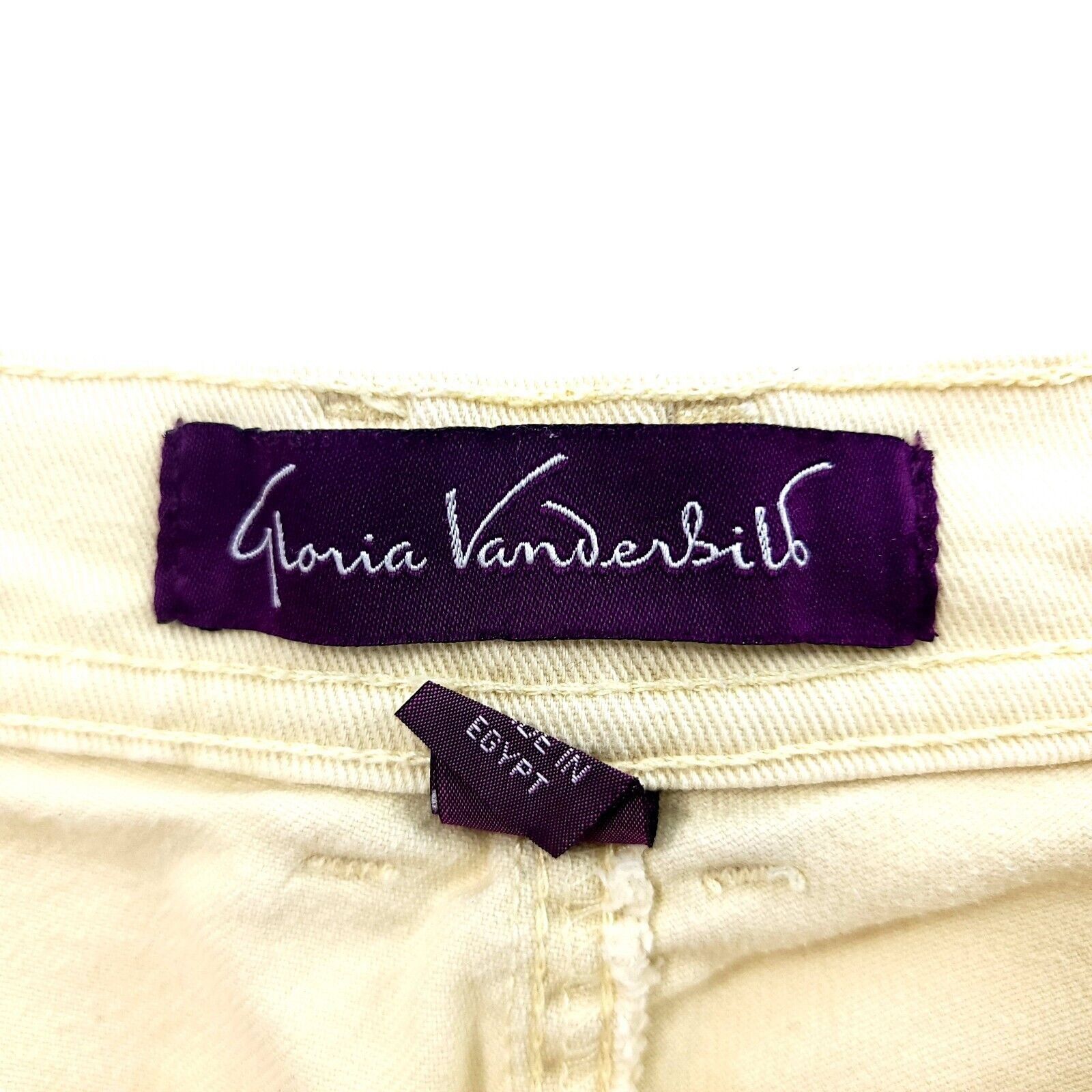 Designer Gloria Vanderbilt Amanda Bermuda Denim Yellow Size 10 Shorts Size US 31 - 5 Thumbnail
