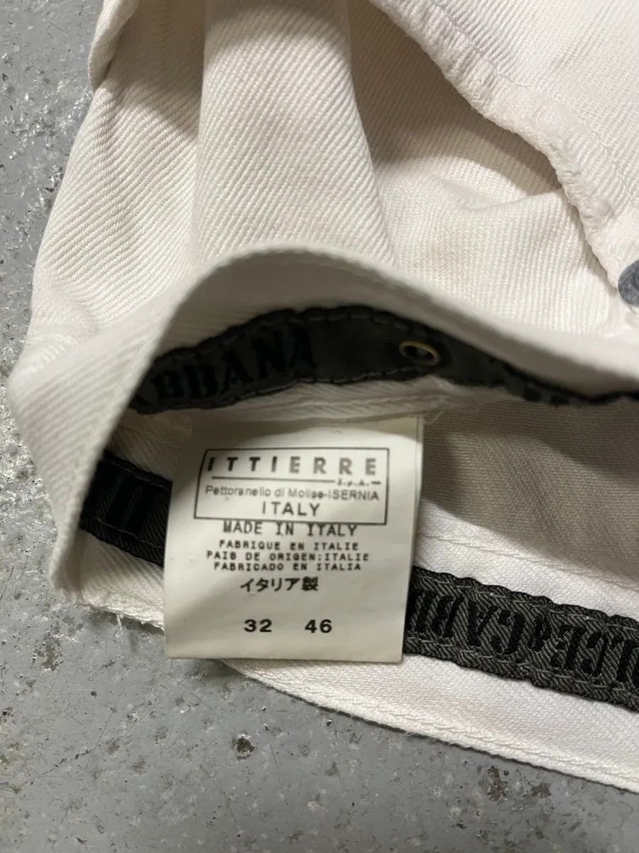 Designer × Dolce & Gabbana × Vintage AW2003 Dolce & Gabbana White Distressed Pants Size US 31 - 9 Thumbnail