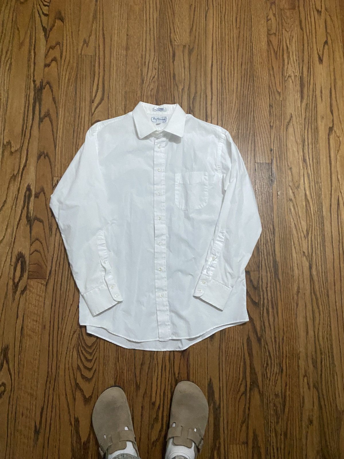Vintage burberry of london button up shirt
