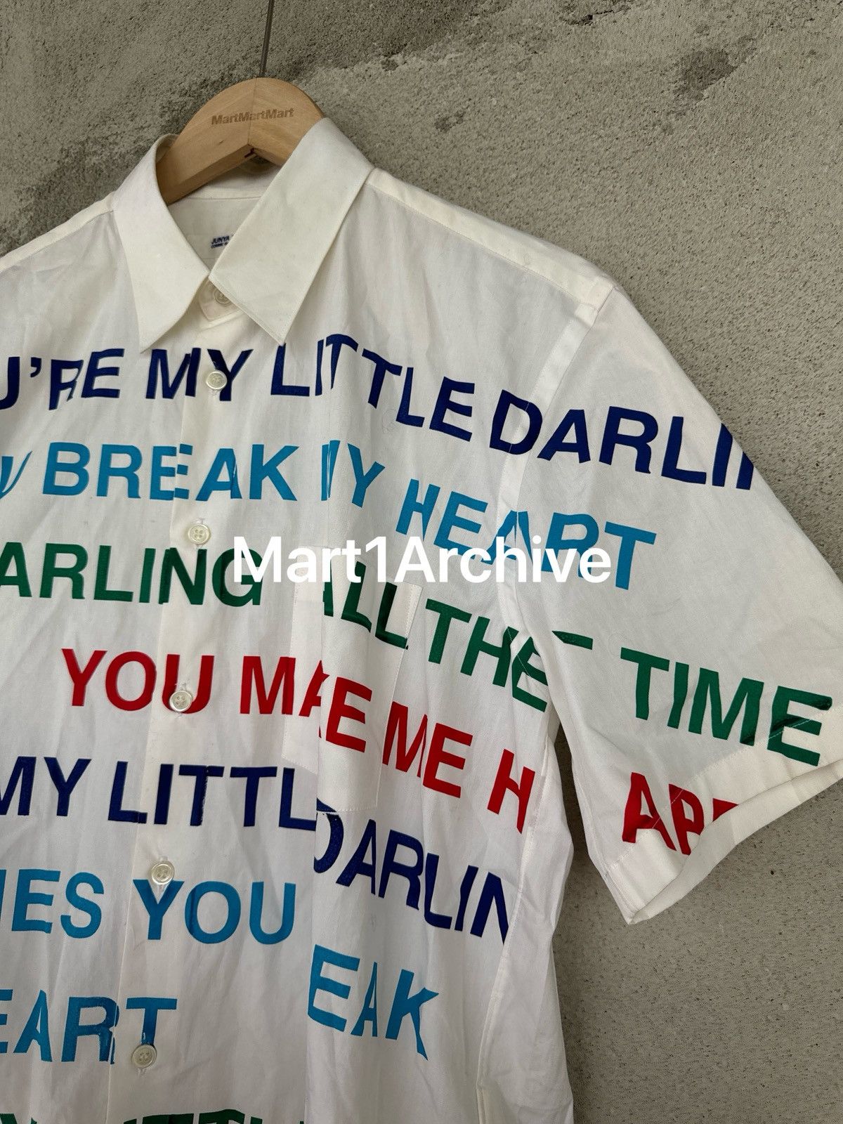 Junya Watanabe Junya Watanabe Comme Des Garçons 02SS Poem Shirt Size US S / EU 44-46 / 1 - 4 Thumbnail