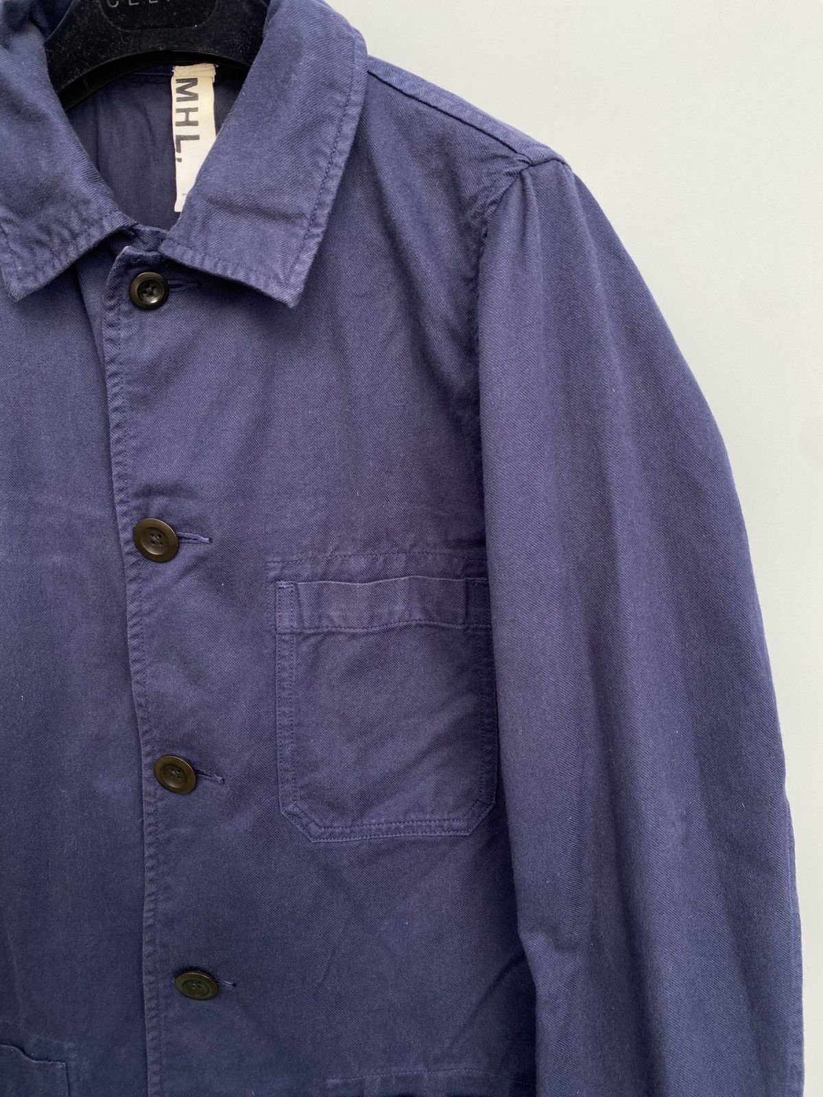 Margaret Howell 90s Margaret Howell Indigo Workwear Coat Size US XS / EU 42 / 0 - 4 Thumbnail