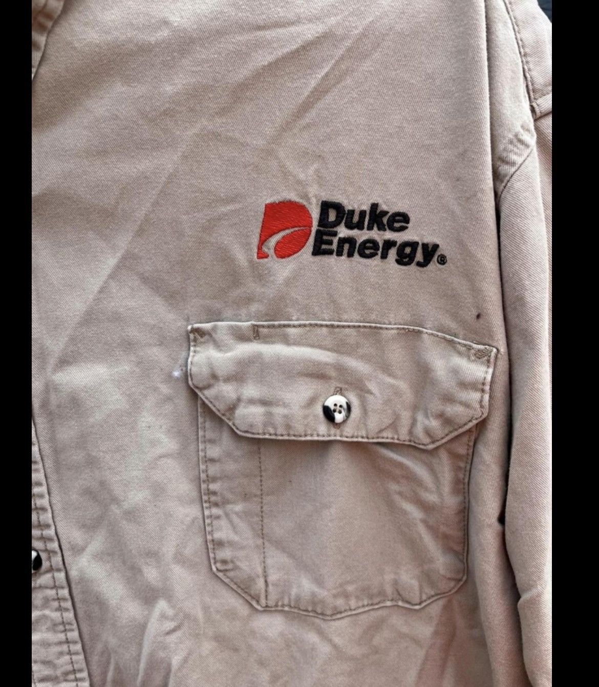 Vintage Duke Energy Work Shirt | Flame-Resistant | XXL-LN Size US XXL / EU 58 / 5 - 4 Thumbnail