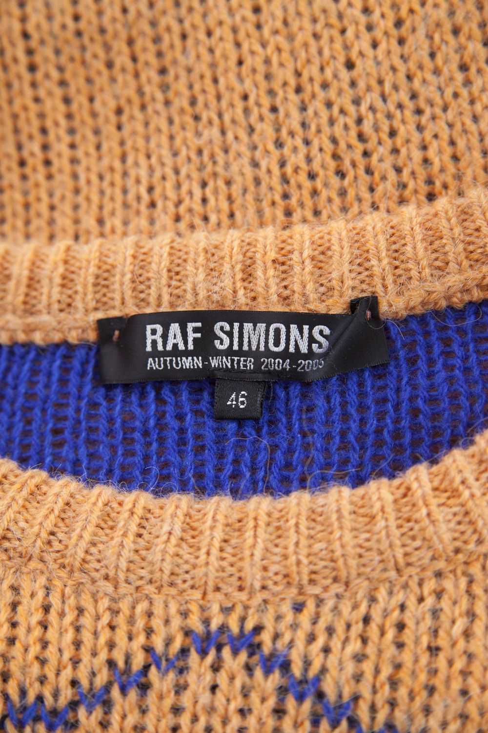 Raf Simons AW04 orange Wave Test sweater Size US S / EU 44-46 / 1 - 7 Thumbnail