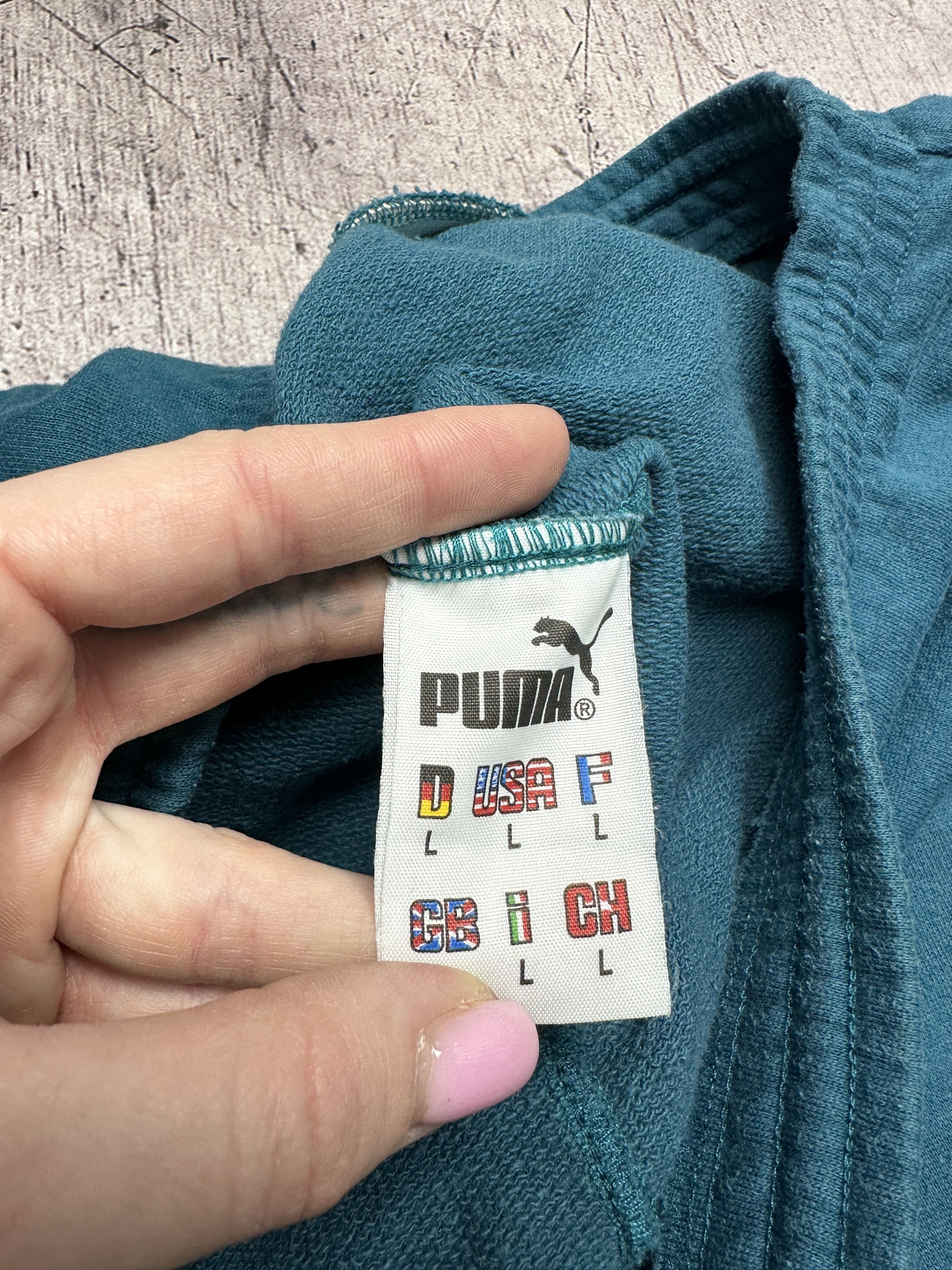 Puma × Vintage Puma 90s Vintage Mens Track Top Suit Sweatshirt + Pants Size US 34 / EU 50 - 16 Thumbnail