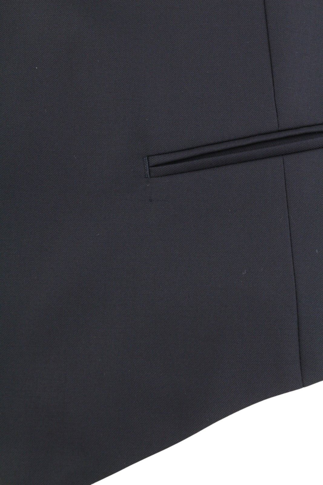 Suitsupply UK46S Dark Blue Wool Button Vest Waistcoat 86739 Size 46S - 8 Thumbnail