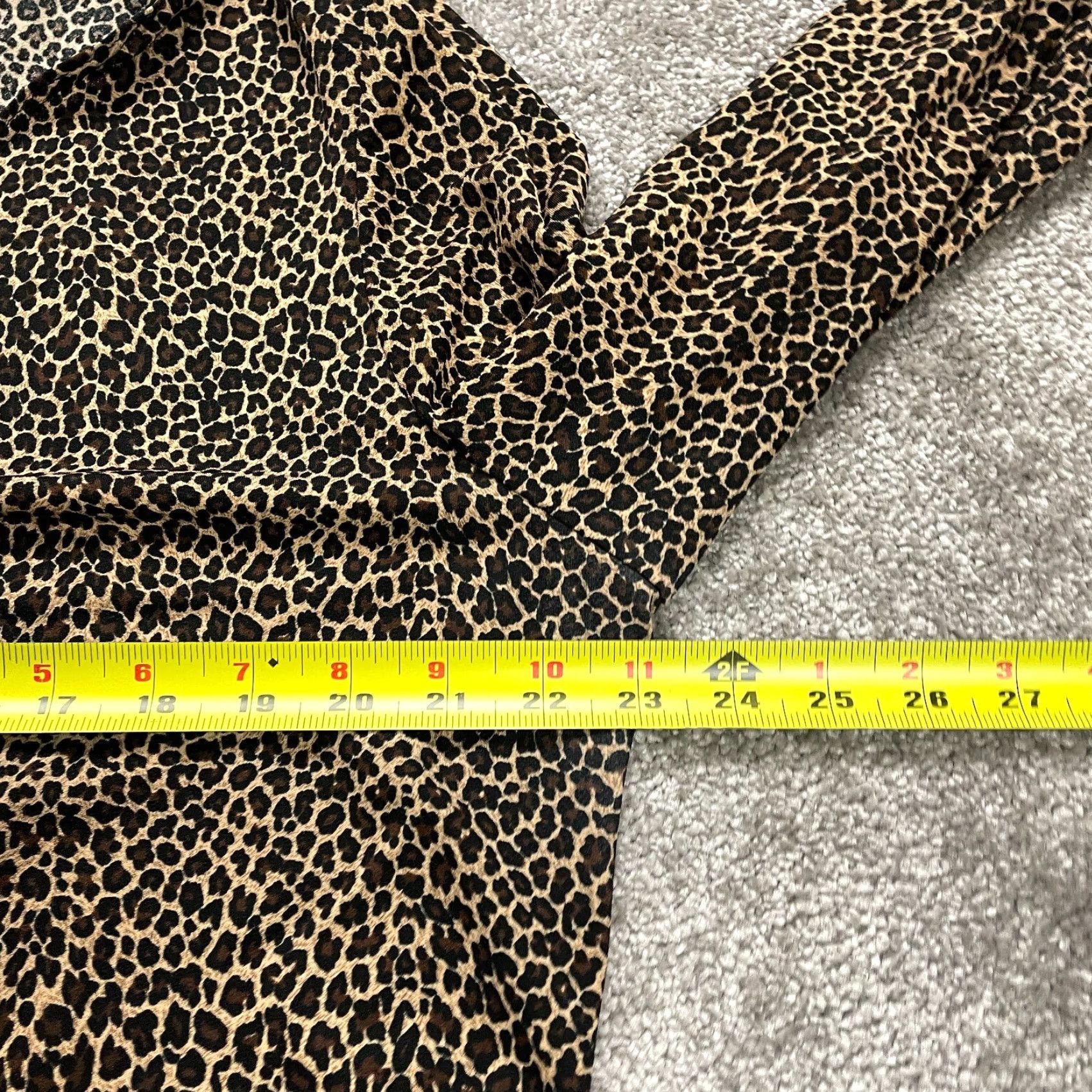 Vintage Unbranded Blouse Tunic Womens XL Brown Black Leopard V-Neck Half Sleeve Casual Shirt Women XL Leopard Pattern Modern Knit Size XL / US 12-14 / IT 48-50 - 6 Thumbnail