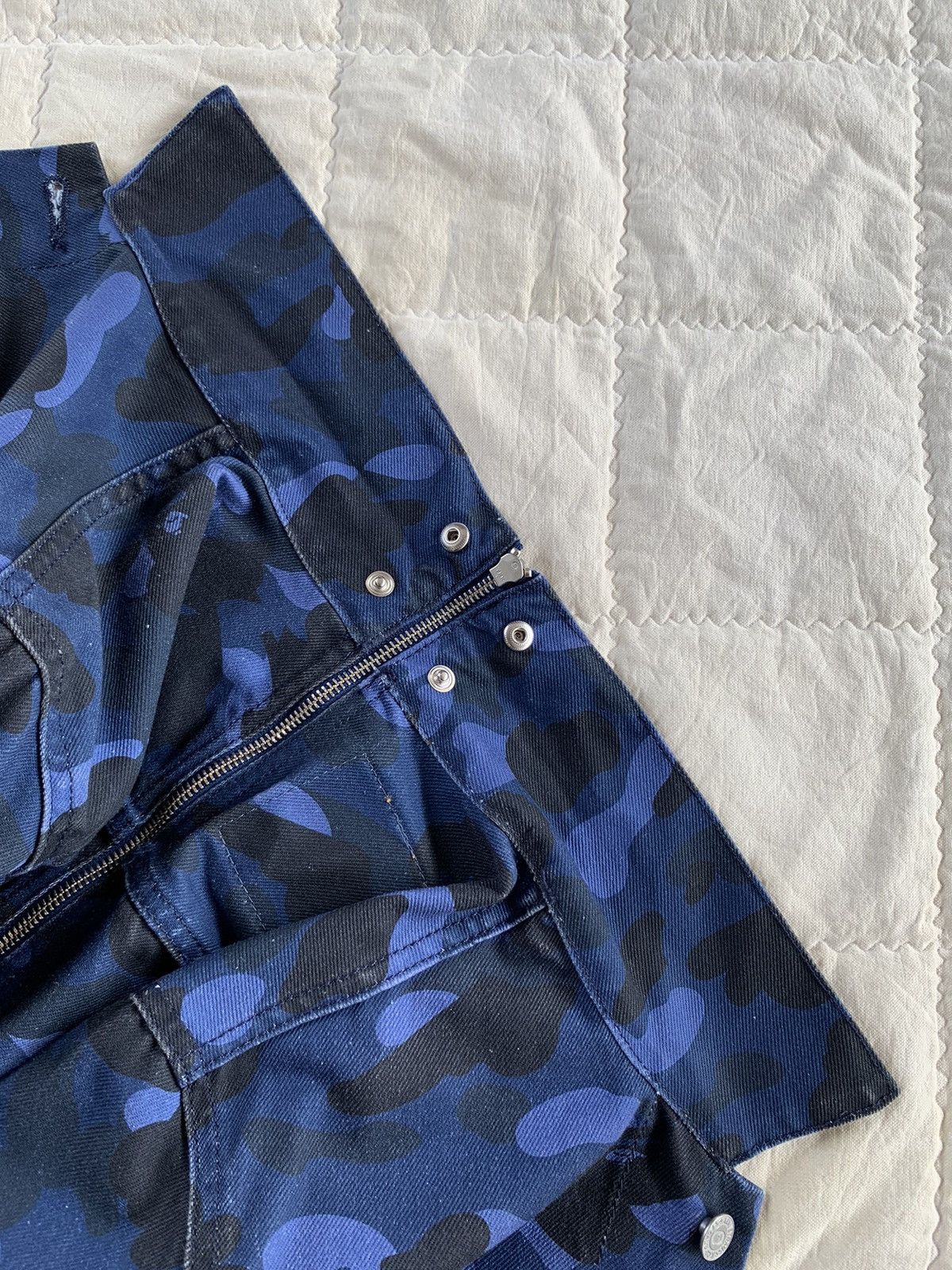 Bape Levis x Bape Blue Camo Trucker Jacket Size US XS / EU 42 / 0 - 8 Thumbnail
