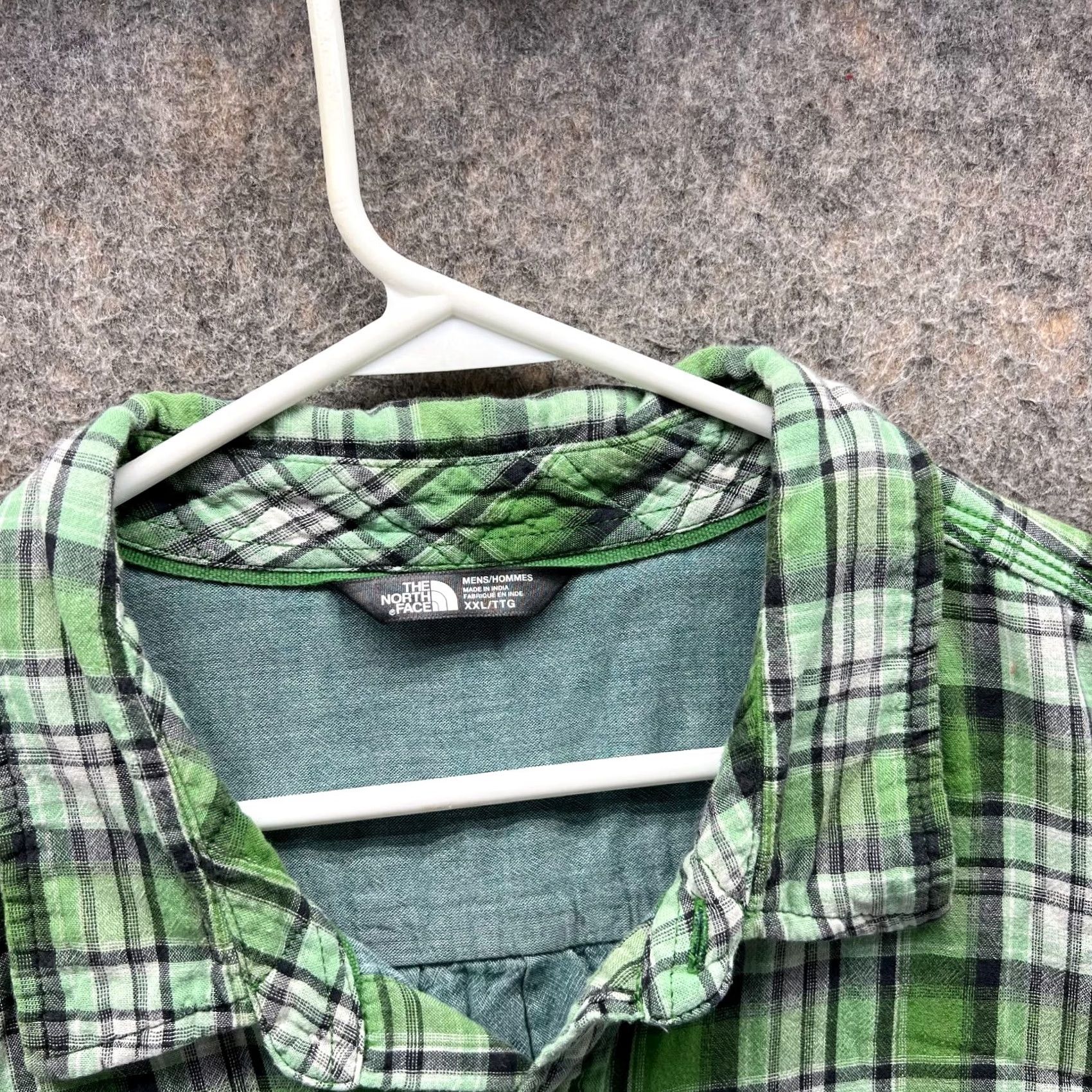 The North Face The North Face Shirt Men 2XL Green Button-Down Plaid Short Sleeve Casual Shirt Size US XXL / EU 58 / 5 - 7 Thumbnail