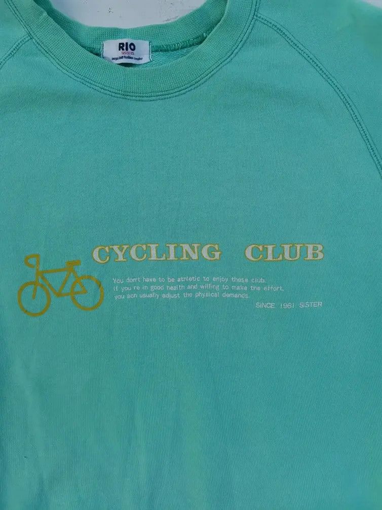 Japanese Brand Rio Sister: Cycling Club Big Logo Sweatshirt Size US M / EU 48-50 / 2 - 6 Thumbnail