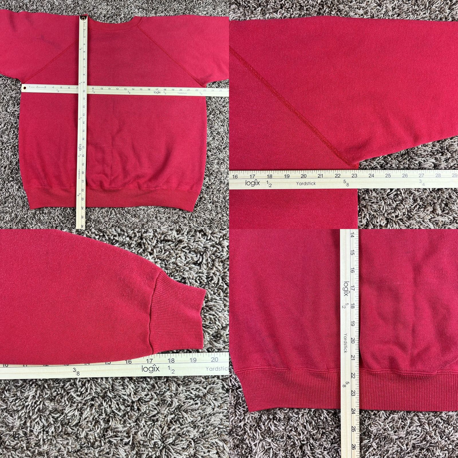 Hanes VINTAGE Hanes Her Way Red Raglan Crewneck Sweatshirt Women’s XL 90s Hanes Her Way Raglan Crewneck Sweatshirt Women’s XL Red Size XL / US 12-14 / IT 48-50 - 8 Thumbnail