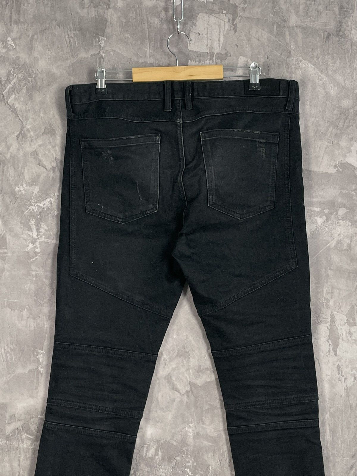 Represent Clo. Represent Men’s Biker Denim Jeans Distressed Chicago Size US 34 / EU 50 - 7 Thumbnail