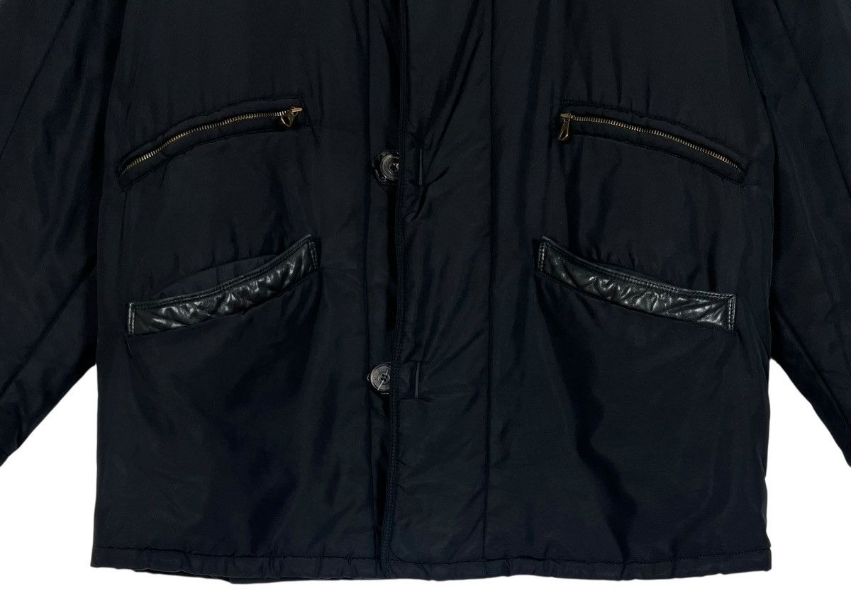 Gimo's Vintage Gimo’s Technical Jacket Black Leather Designer Coat Size US L / EU 52-54 / 3 - 7 Thumbnail