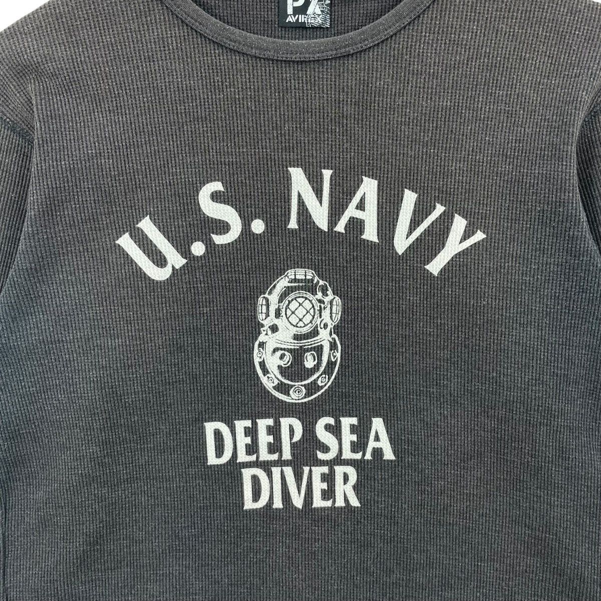 Avirex Vintage U.S. Navy Avirex Military Long Sleeve Waffle Tee Size US L / EU 52-54 / 3 - 4 Thumbnail