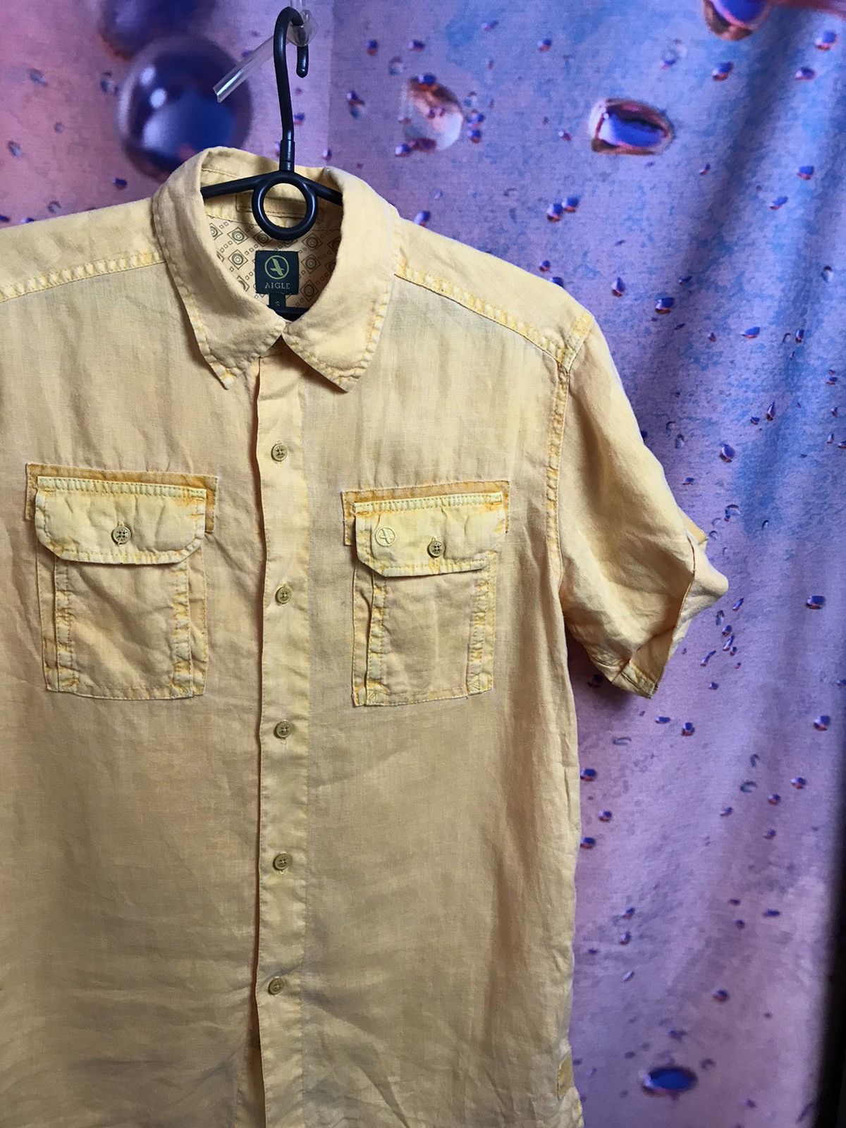 Aigle × Vintage Vintage Aigle linen luxury shirt Size US M / EU 48-50 / 2 - 1 Thumbnail
