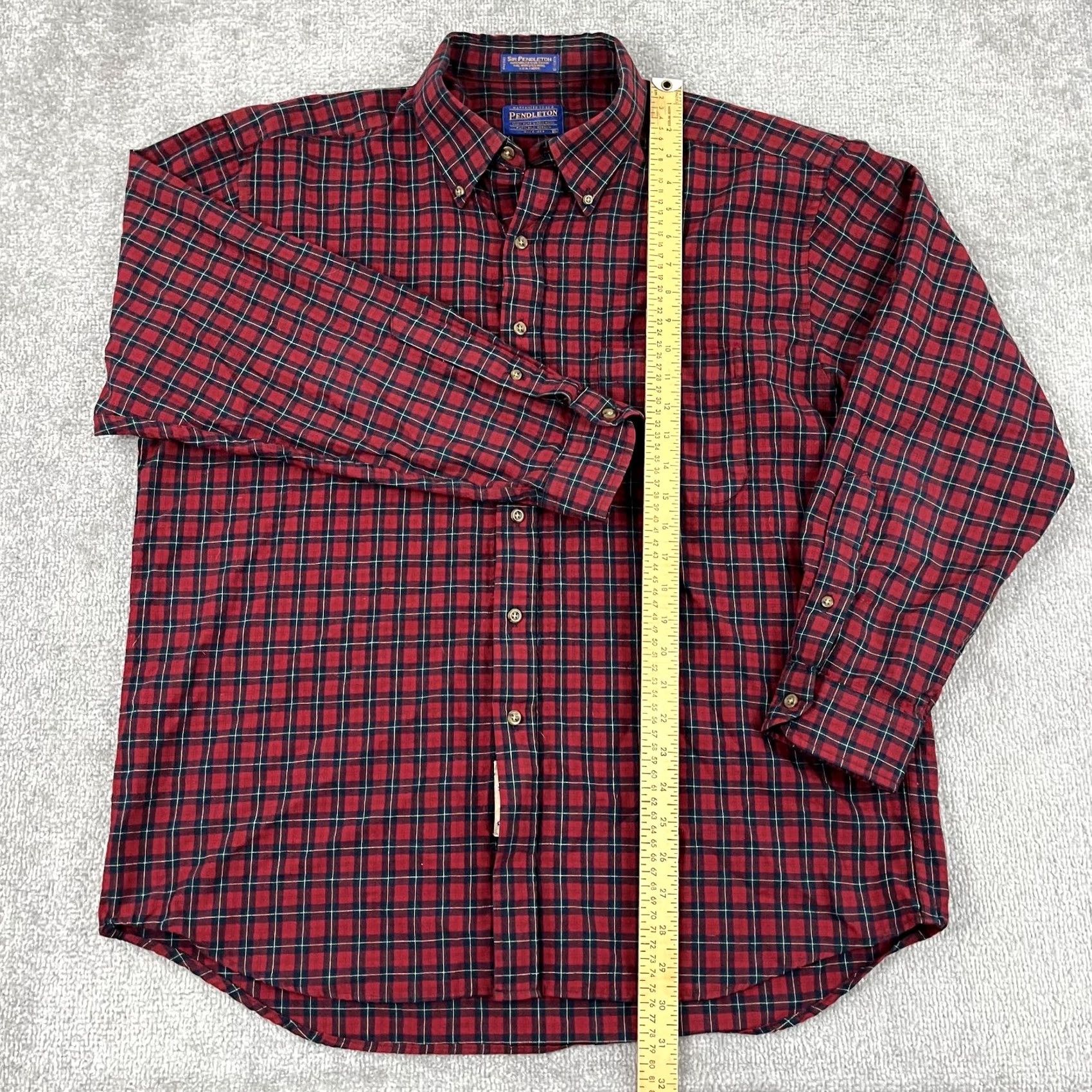 Pendleton VINTAGE 90s Pendleton Shirt Men XL Ruthven Tartan Virgin Wool Button Down Hiking Size US XL / EU 56 / 4 - 5 Thumbnail
