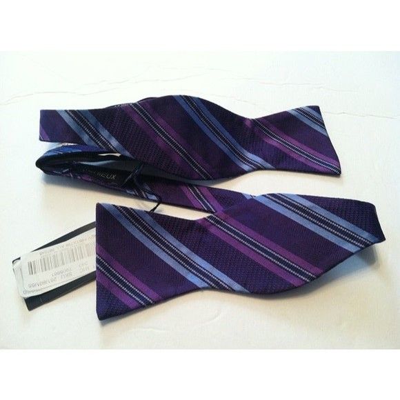 Daniel Cremieux DANIEL CREMIEUX PURPLE BOW TIE Size ONE SIZE - 1 Thumbnail