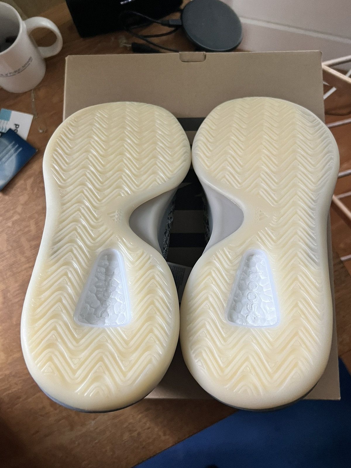 Adidas × Kanye West Size 10.5 - adidas Yeezy Quantum Teal Blue Size US 10.5 / EU 43-44 - 5 Thumbnail