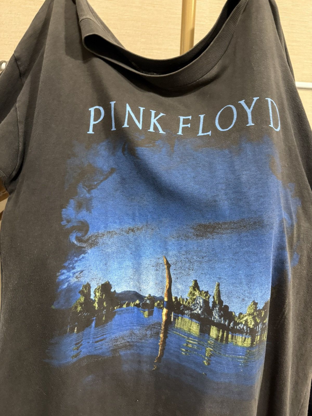Pink Floyd Vintage 1992 Sun Faded Pink Floyd Wish You Were Here Tee Size US XL / EU 56 / 4 - 18 Thumbnail