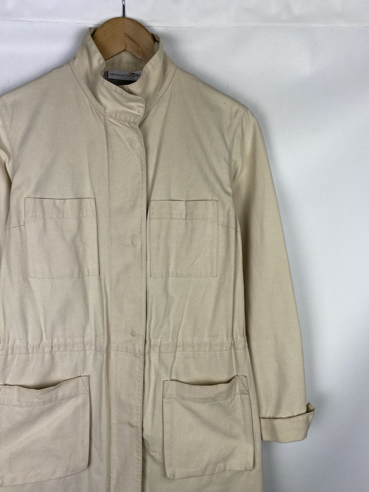 Brunello Cucinelli Brunello Cucinelli ladies full zip trench coat size M Size S / US 4 / IT 40 - 3 Thumbnail