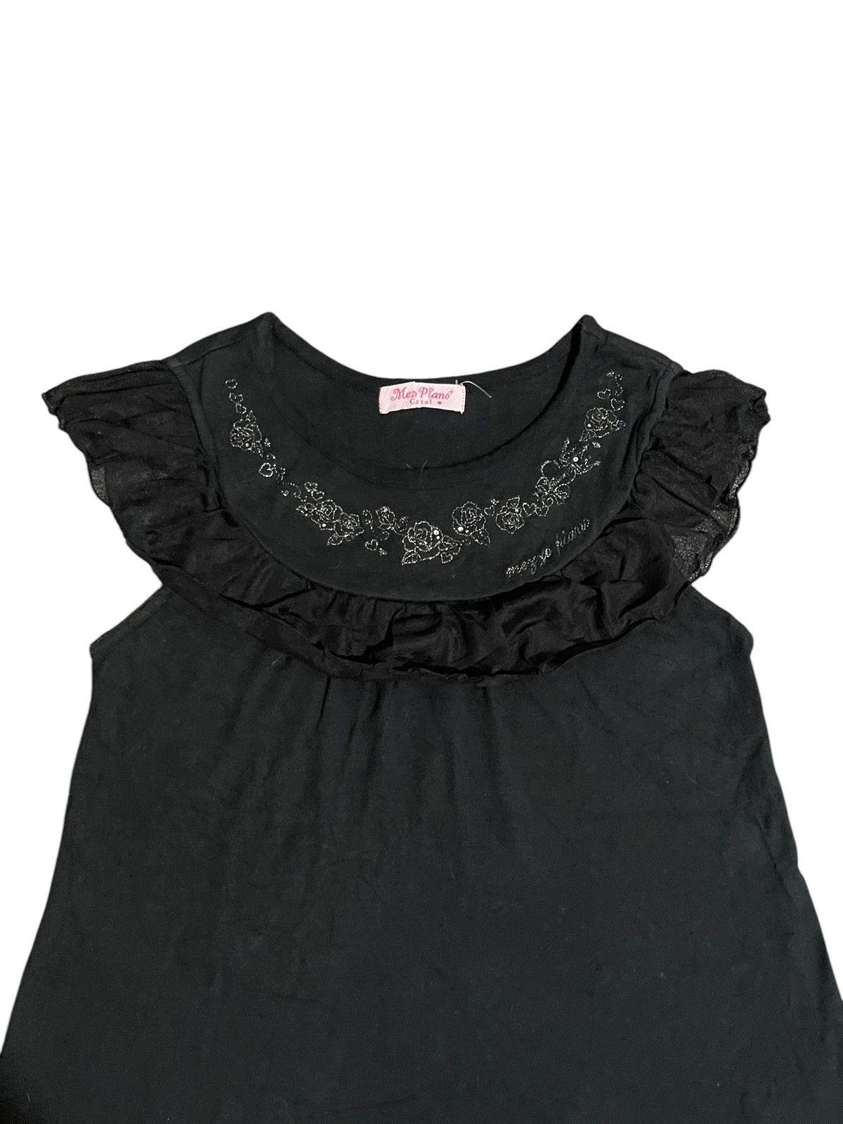 Angel Blue Mezzo Piano Crystal Coquette Baby Tees Size S / US 4 / IT 40 - 2 Thumbnail