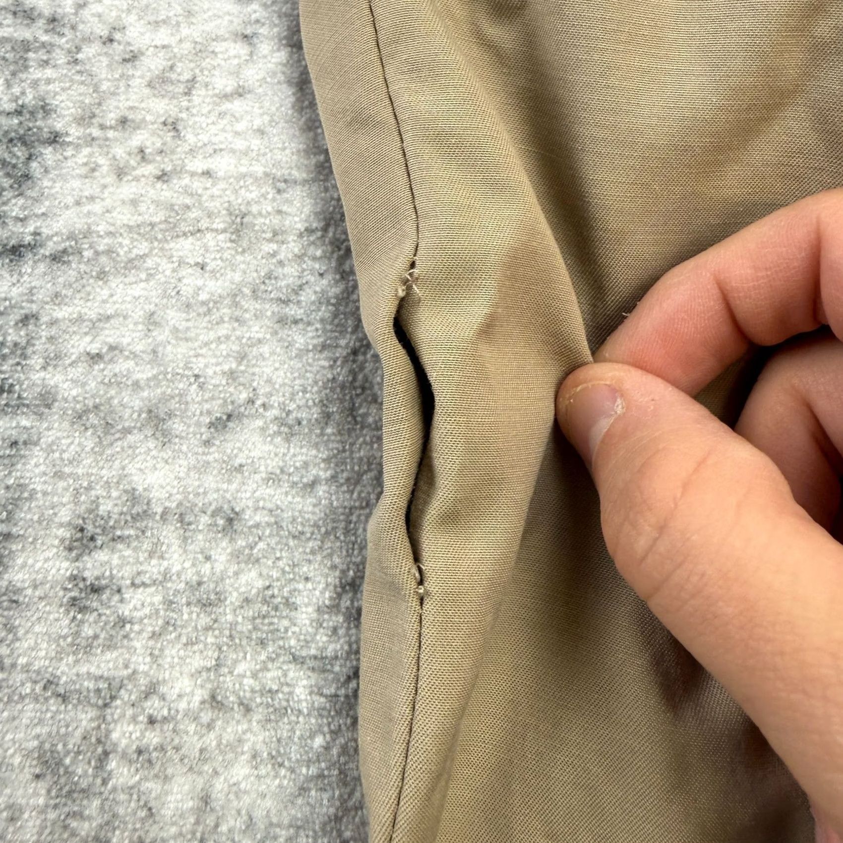 Lululemon Lululemon Commission Pants Mens 36x34 Khaki Stretch Performance Commute READ Size US 36 / EU 52 - 4 Thumbnail