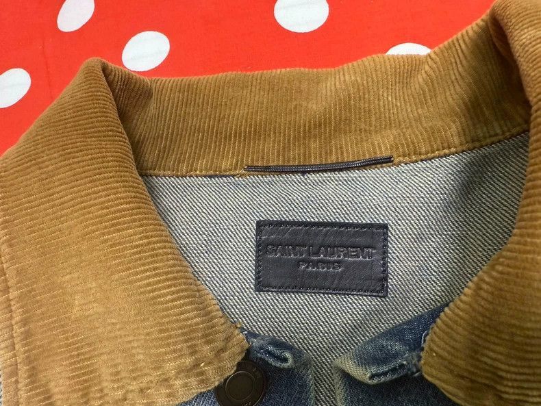 Saint Laurent Paris Saint Laurent Denim Jacket XL Size-2506 Size US XL / EU 56 / 4 - 4 Thumbnail