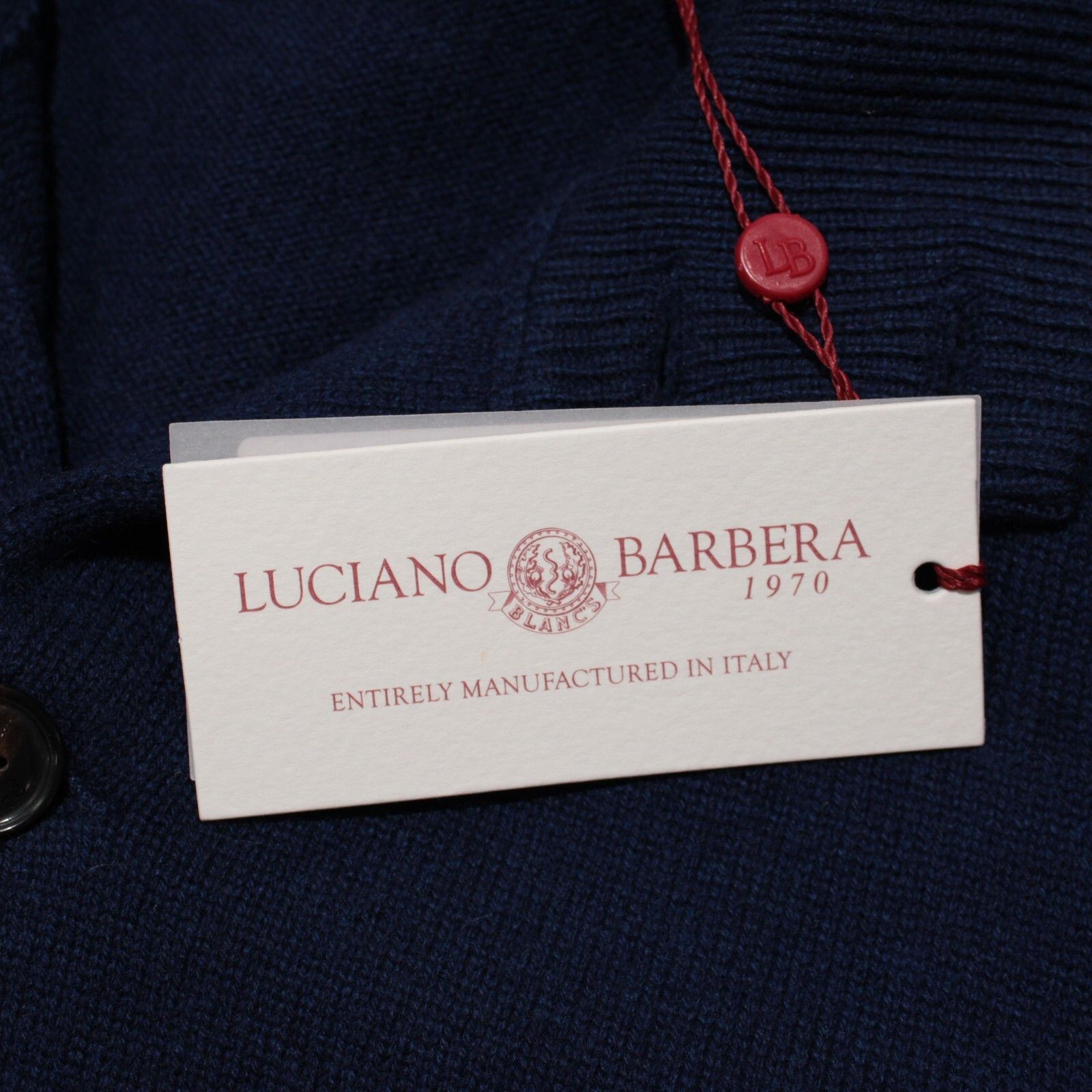 Luciano Barbera Luciano Barbera Sweater Size US M in Blue Size US M / EU 48-50 / 2 - 2 Thumbnail