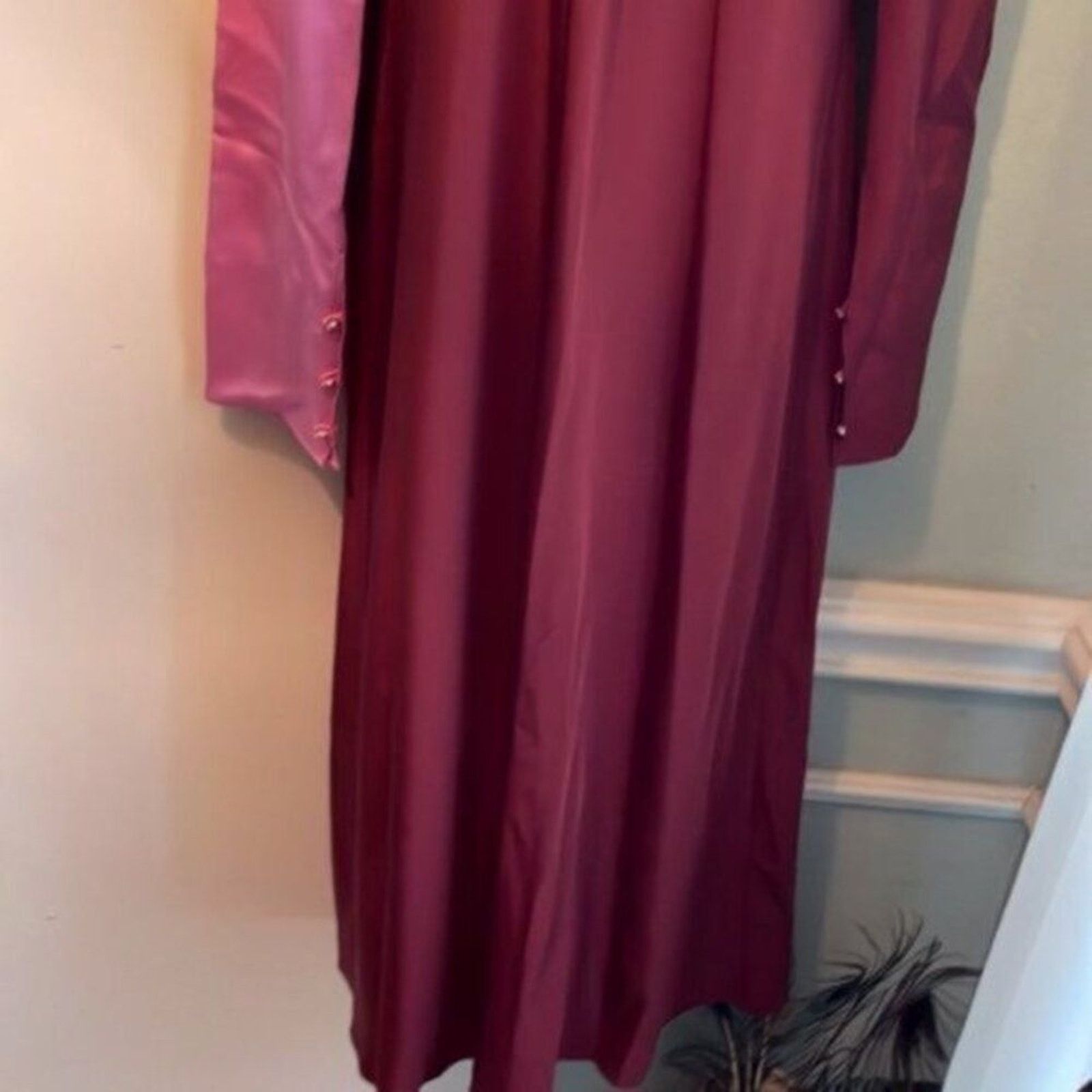 Tibi Tibi Colorblock Silk Sleeve Dress size 10 Size L / US 10 / IT 46 - 6 Thumbnail