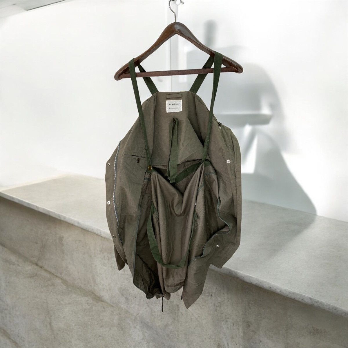 Helmut Lang × Vintage Vtg Helmut Lang 90’s Bondage Military Jacket Size US S / EU 44-46 / 1 - 3 Thumbnail