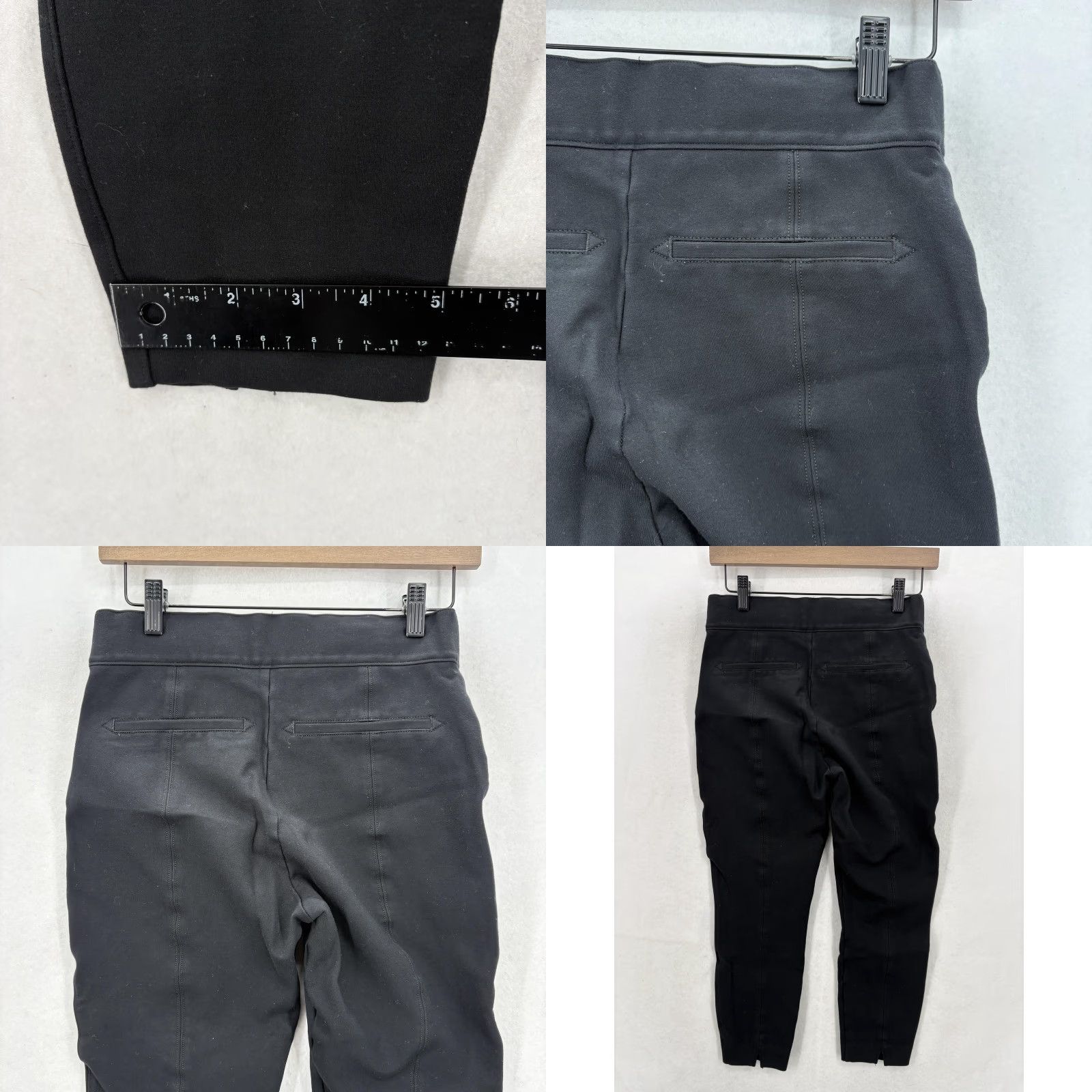 Spanx SPANX Perfect Black Pant Back Seam Skinny Pants Womens Medium Petite Stretch Size 32" / US 10 / IT 46 - 9 Thumbnail