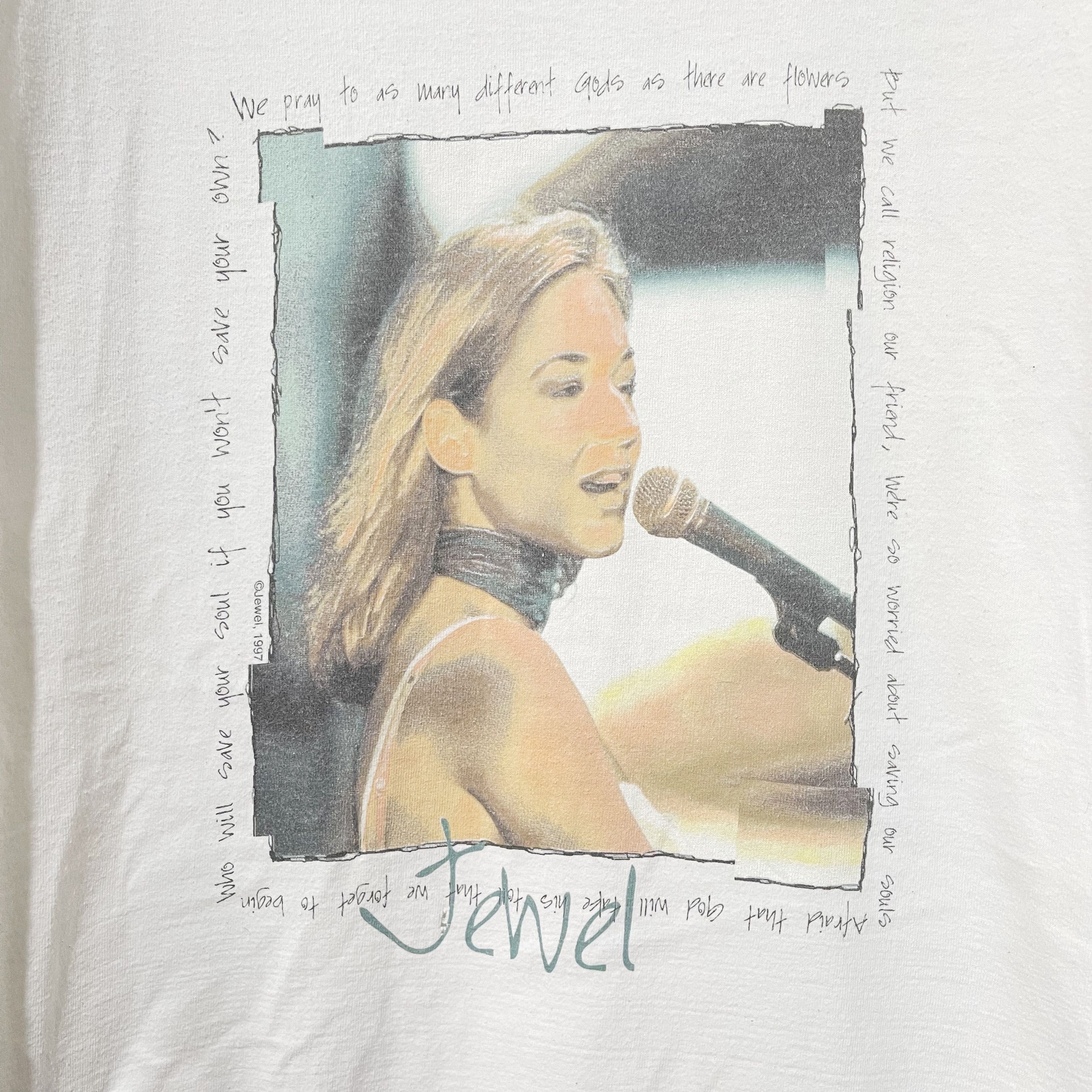 Vintage Vintage 90s Jewel T-Shirt Size US M / EU 48-50 / 2 - 2 Thumbnail