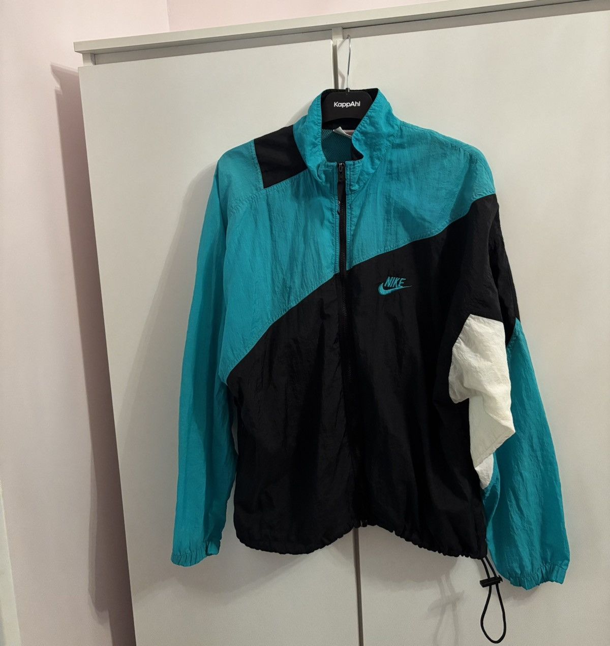 Nike 90s Vintage Nike Track Nylon Jacket Rare Size US M / EU 48-50 / 2 - 1 Thumbnail