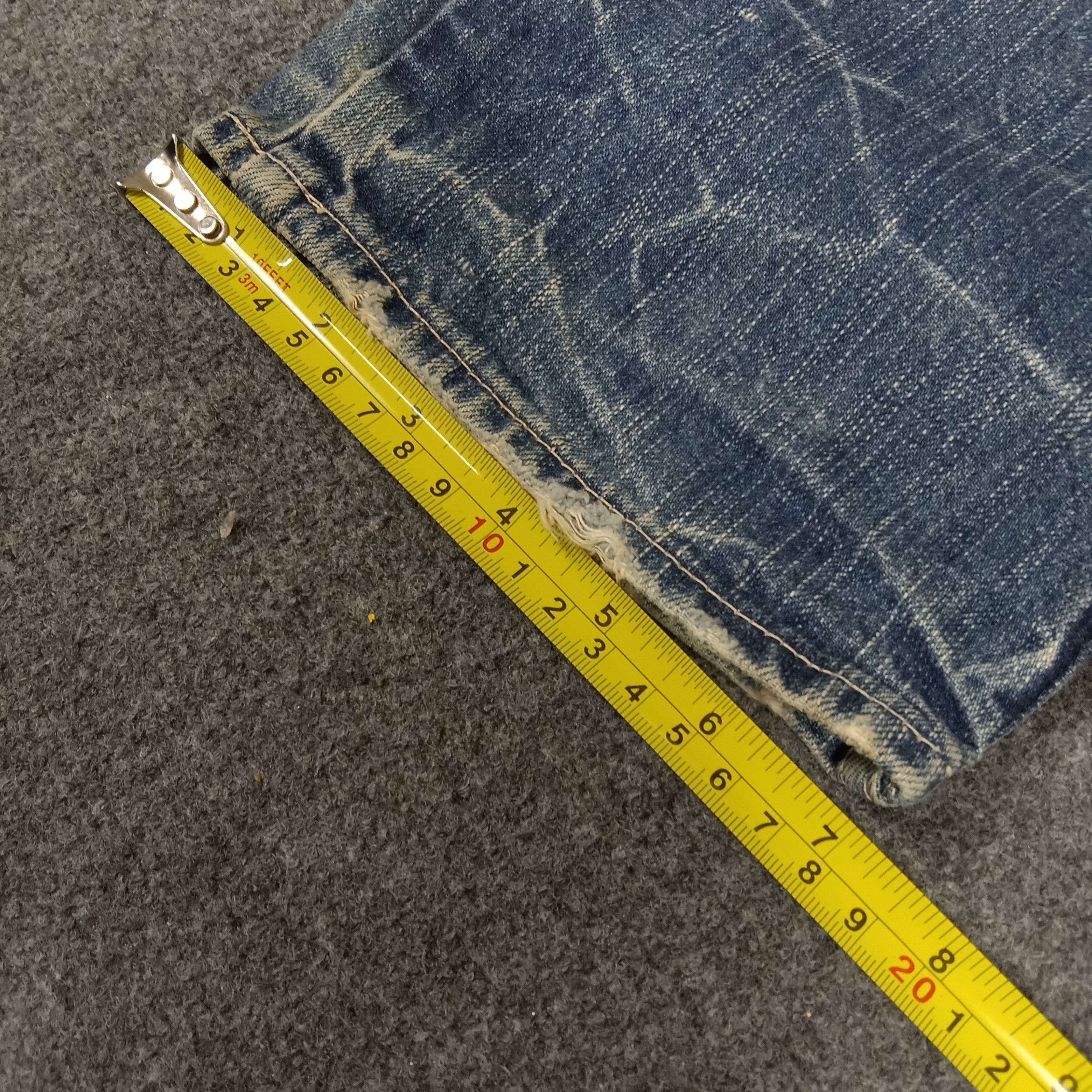 Garment Project Garment Men's Japanese Brand Cargo Denim Jeans Size US 31 - 11 Thumbnail