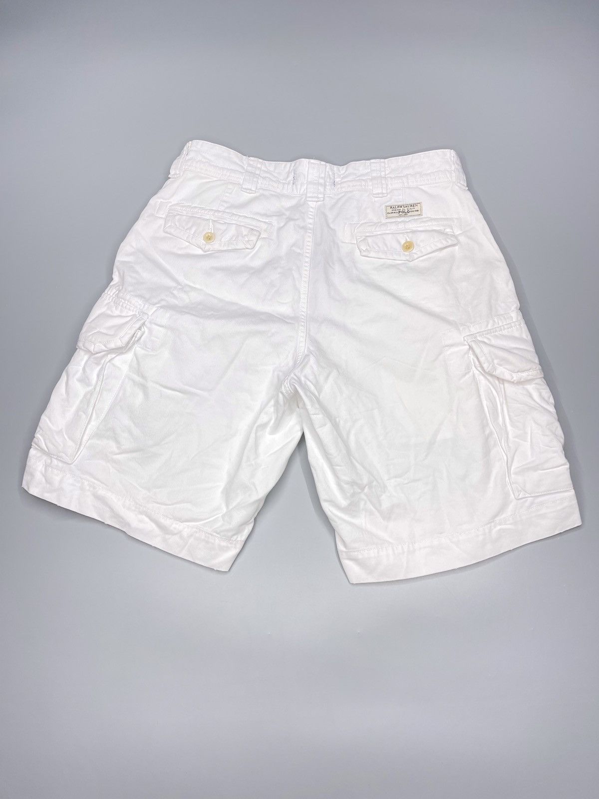 Polo Ralph Lauren × Vintage Vintage Y2k Polo Ralph Lauren Cargo Shorts Military Size US 34 / EU 50 - 11 Thumbnail