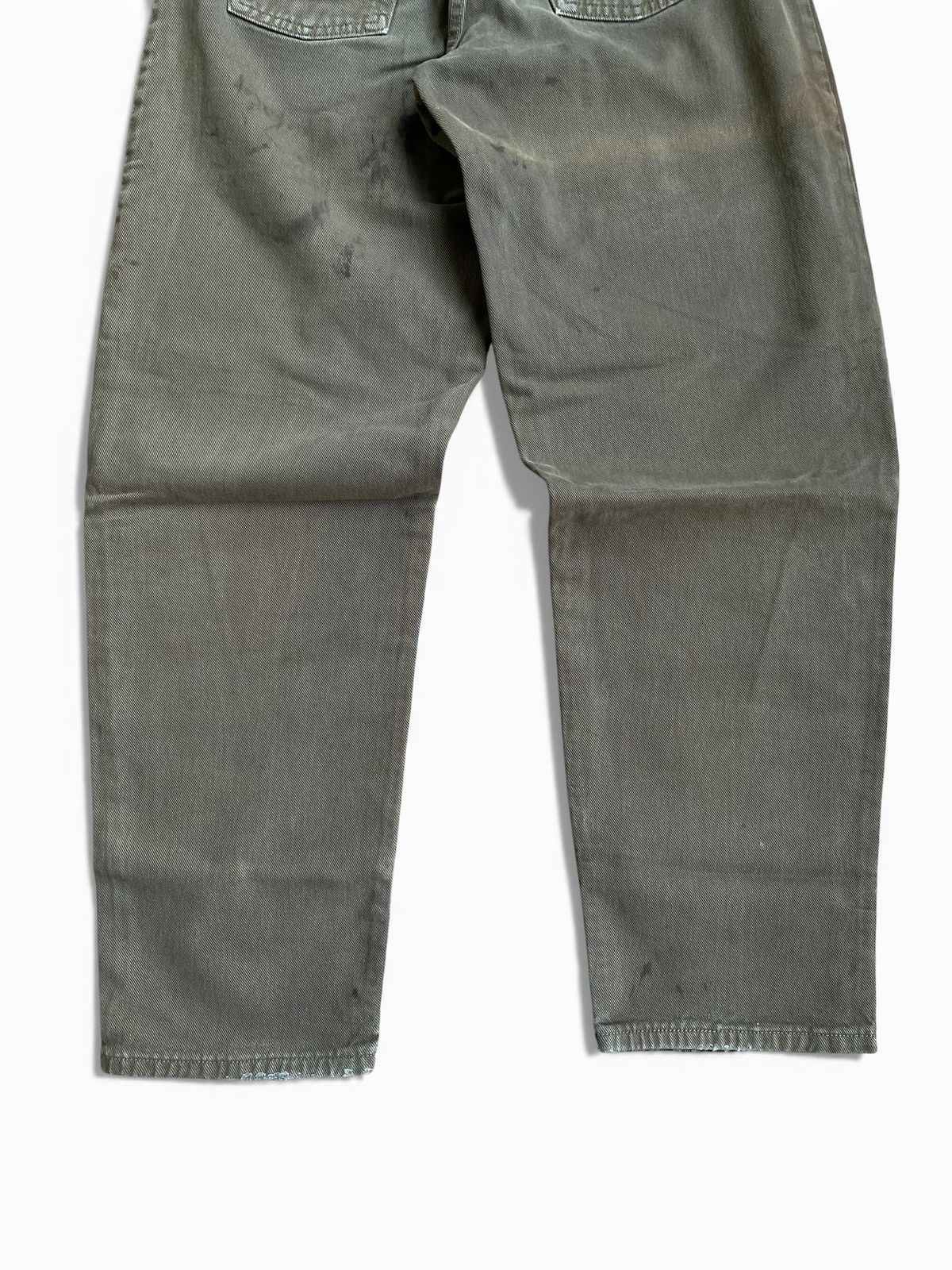 Levi's Vintage 1990’s Baggy Levis Silvertab Purple Tag Hunter Green Size US 30 / EU 46 - 6 Thumbnail