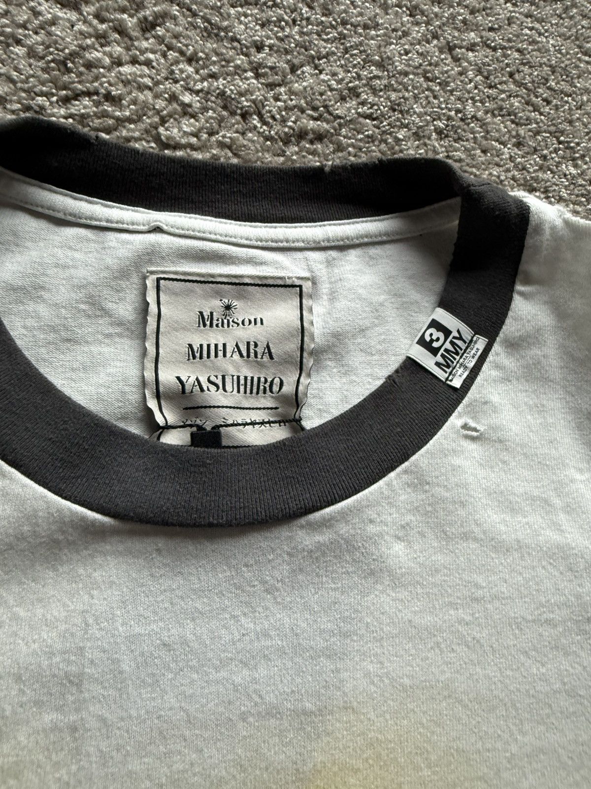 Maison MIHARA YASUHIRO Maison Mihara Yasuhiro smiley face bleached acid was T shirt Size US L / EU 52-54 / 3 - 7 Thumbnail