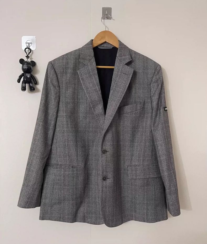 Balenciaga Balenciaga Plaid Blazer Jacket - dmc Size US S / EU 44-46 / 1 - 1 Thumbnail