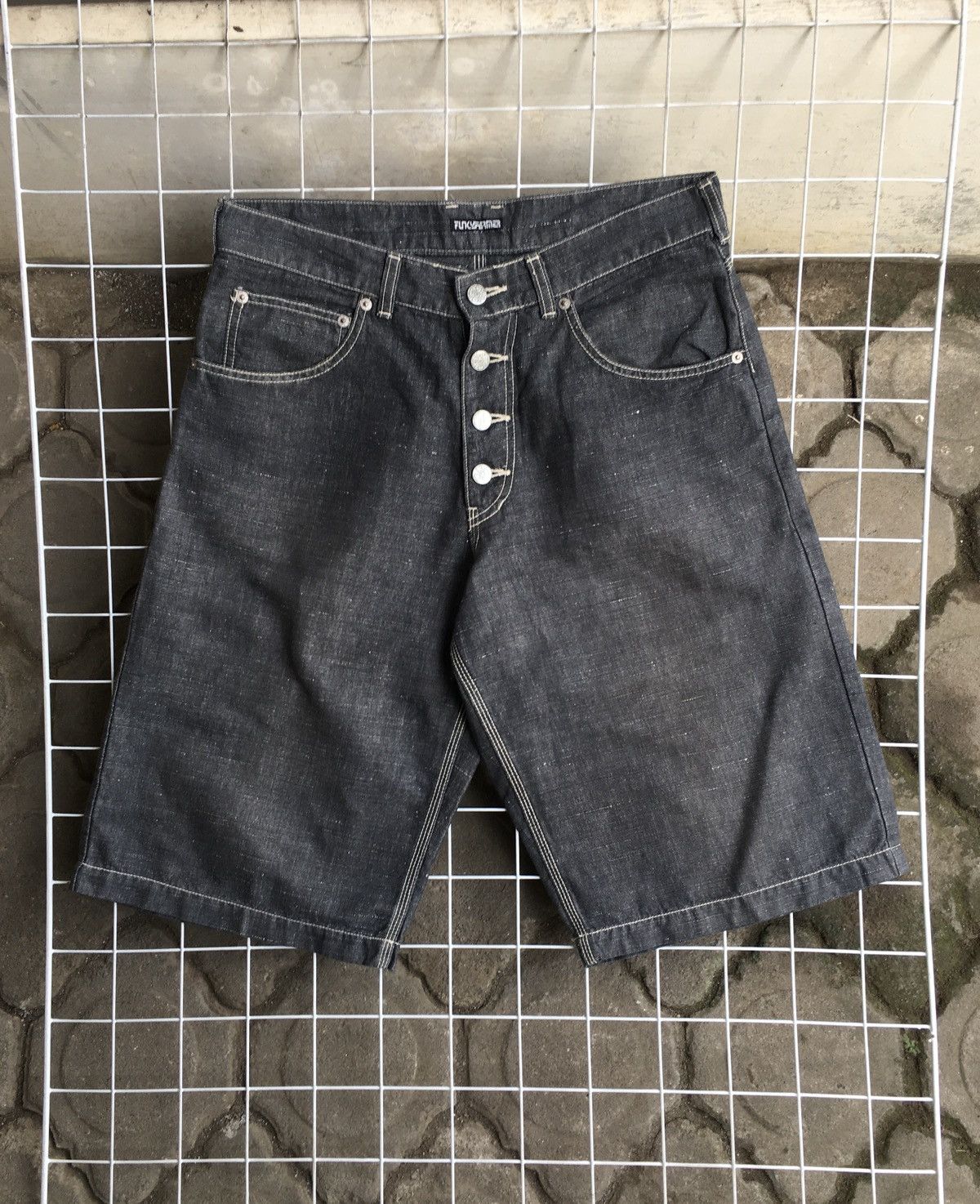 Hysteric Glamour 2000s Ozone Rocks FunkyFarmer Jorts Size US 32 / EU 48 - 1 Thumbnail