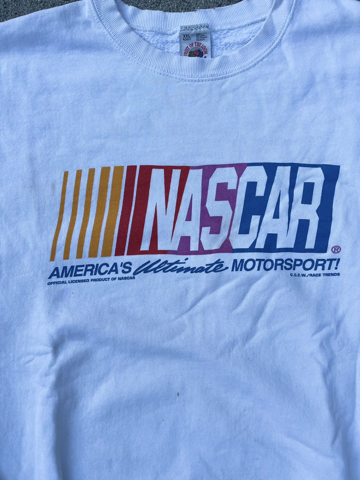 NASCAR × Vintage Vintage NASCAR Crewneck Sweatshirt Pullover Officially USA Size US XL / EU 56 / 4 - 3 Thumbnail