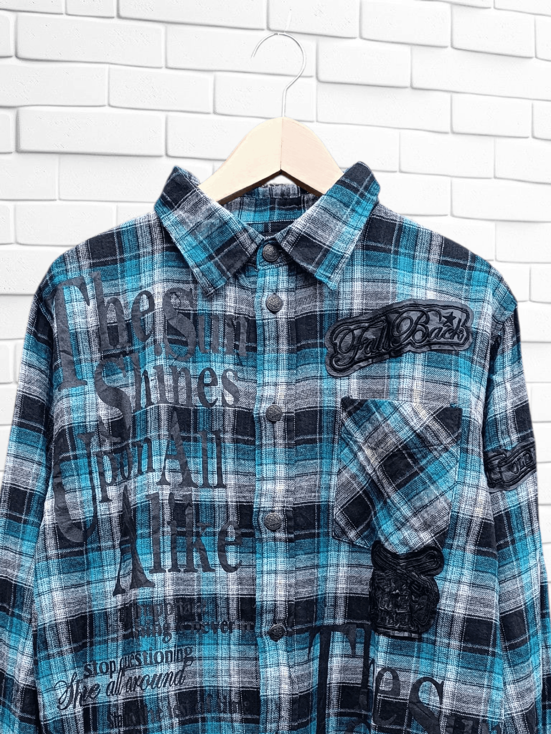 Japanese Brand Vintage Poem Seditionaries Shirt Y2K Grunge Gothic Style Size US M / EU 48-50 / 2 - 3 Thumbnail