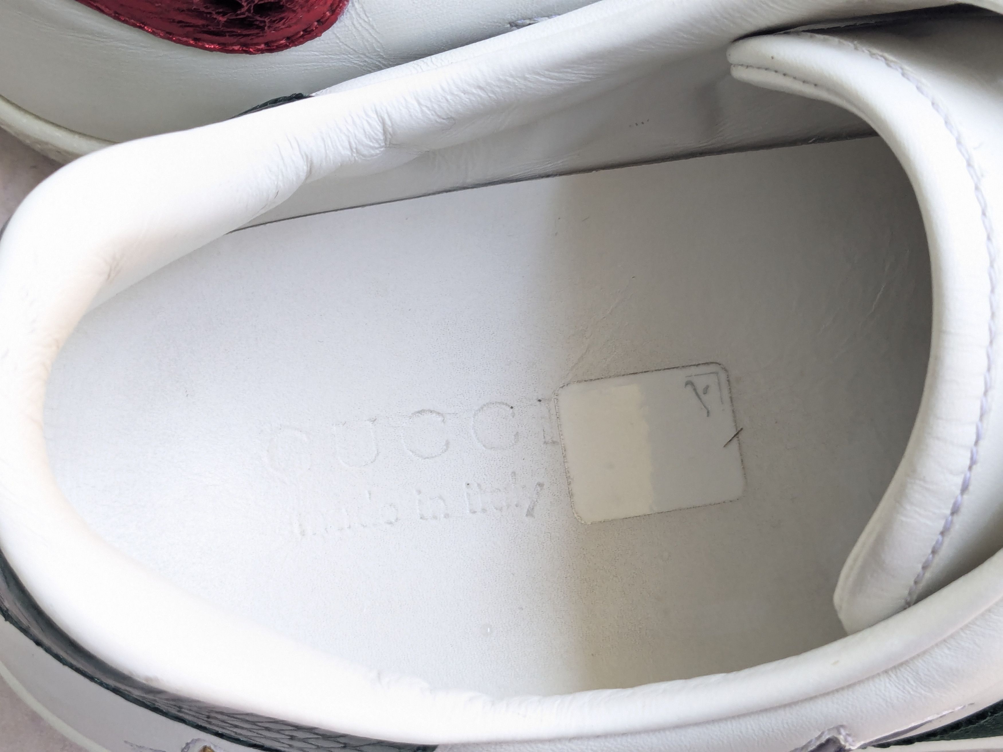 Gucci Gucci Ace Sneakers White 9.5 Stars Low Tops 452502 Size US 9.5 / EU 42-43 - 8 Thumbnail