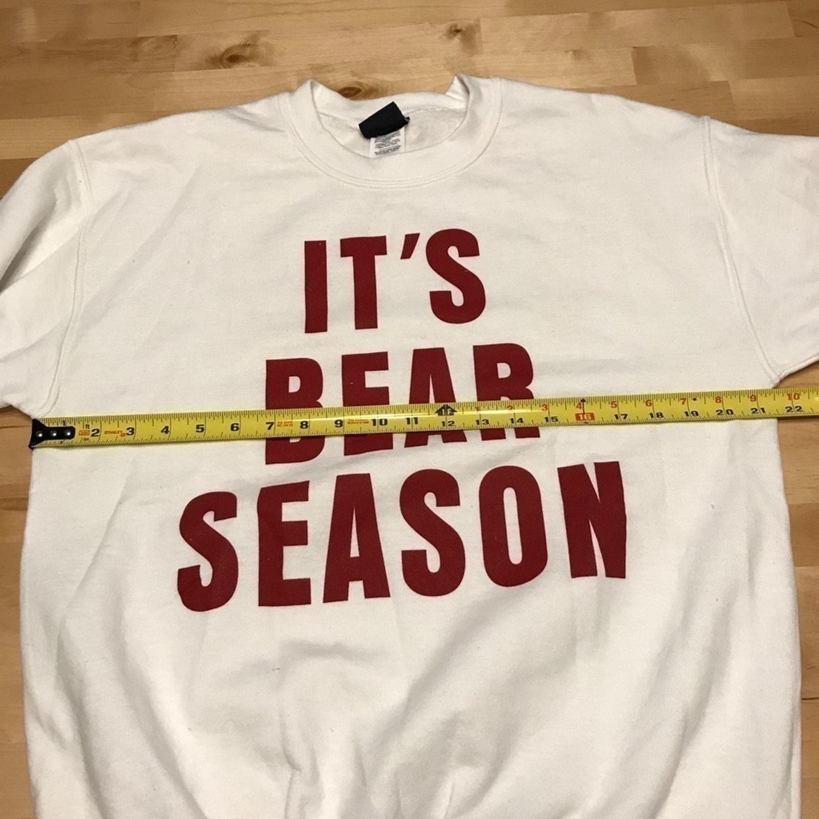 Other Blue 84 White Sweatshirt It’s Bear Season Size Medium Size M / US 6-8 / IT 42-44 - 10 Thumbnail
