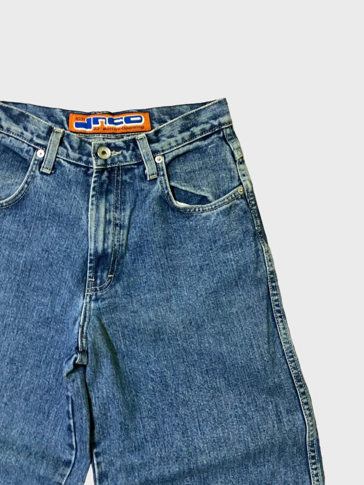 JNCO × Vintage Crazy Vintage Jnco 1031 Embroidered Girlie Stuff Baggy Denim Size US 26 / EU 42 - 5 Thumbnail